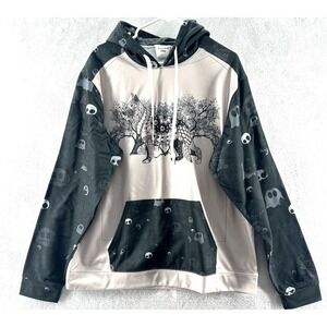 Zootop Bear Sweatshirt Womens Sz L Green/White German Shepard Long Slv Pullover